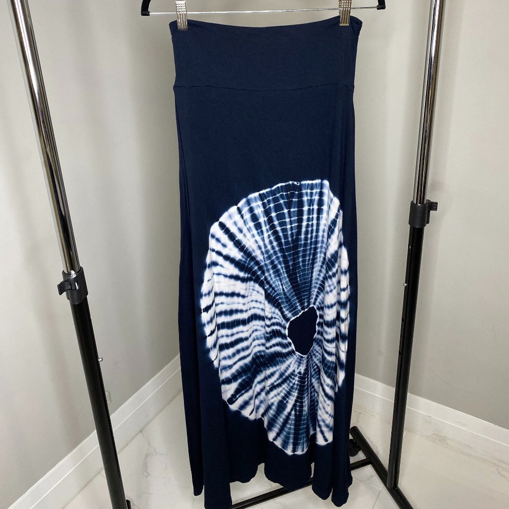 Maxi tie-dye skirt